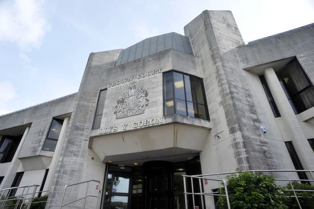 The exterior of Swansea Crown Court