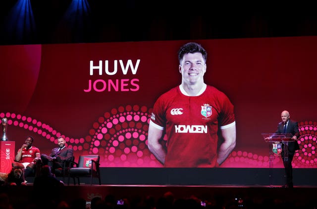 Huw Jones is selected for the British and Irish Lions squad
