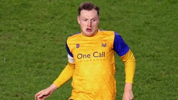 George Maris scored and was sent off in Mansfield’s draw with Crewe (Isaac Parkin/PA)