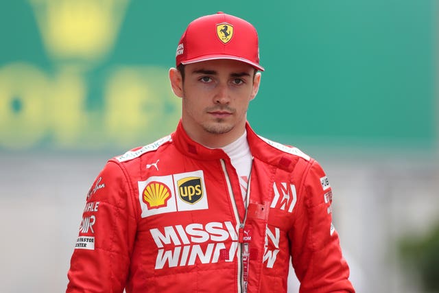 Ferrari driver Charles Leclerc