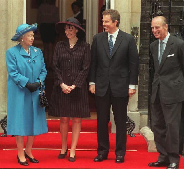 The Queen and Duke of Edinburgh at Downing St