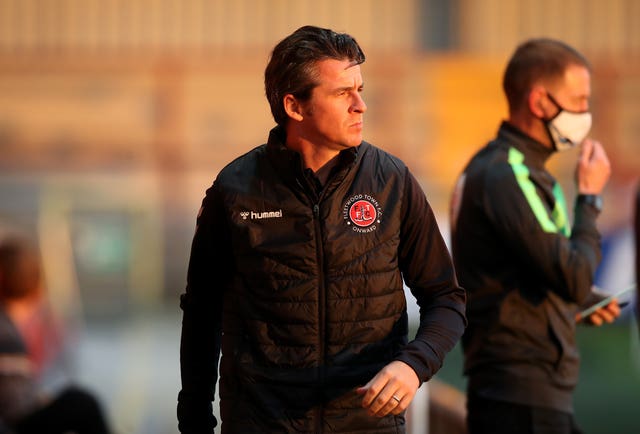 Joey Barton is in charge at League One Fleetwood