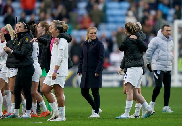 England manager Sarina Wiegman is experimenting with options ahead of July's World Cup in Australia 