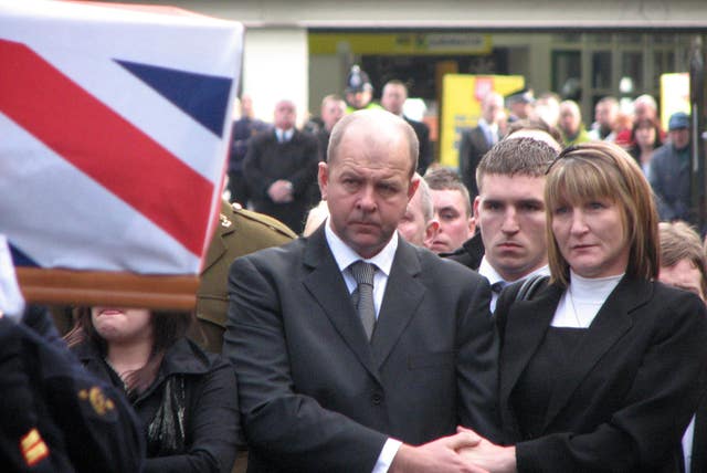 Corporal Danny Winter funeral