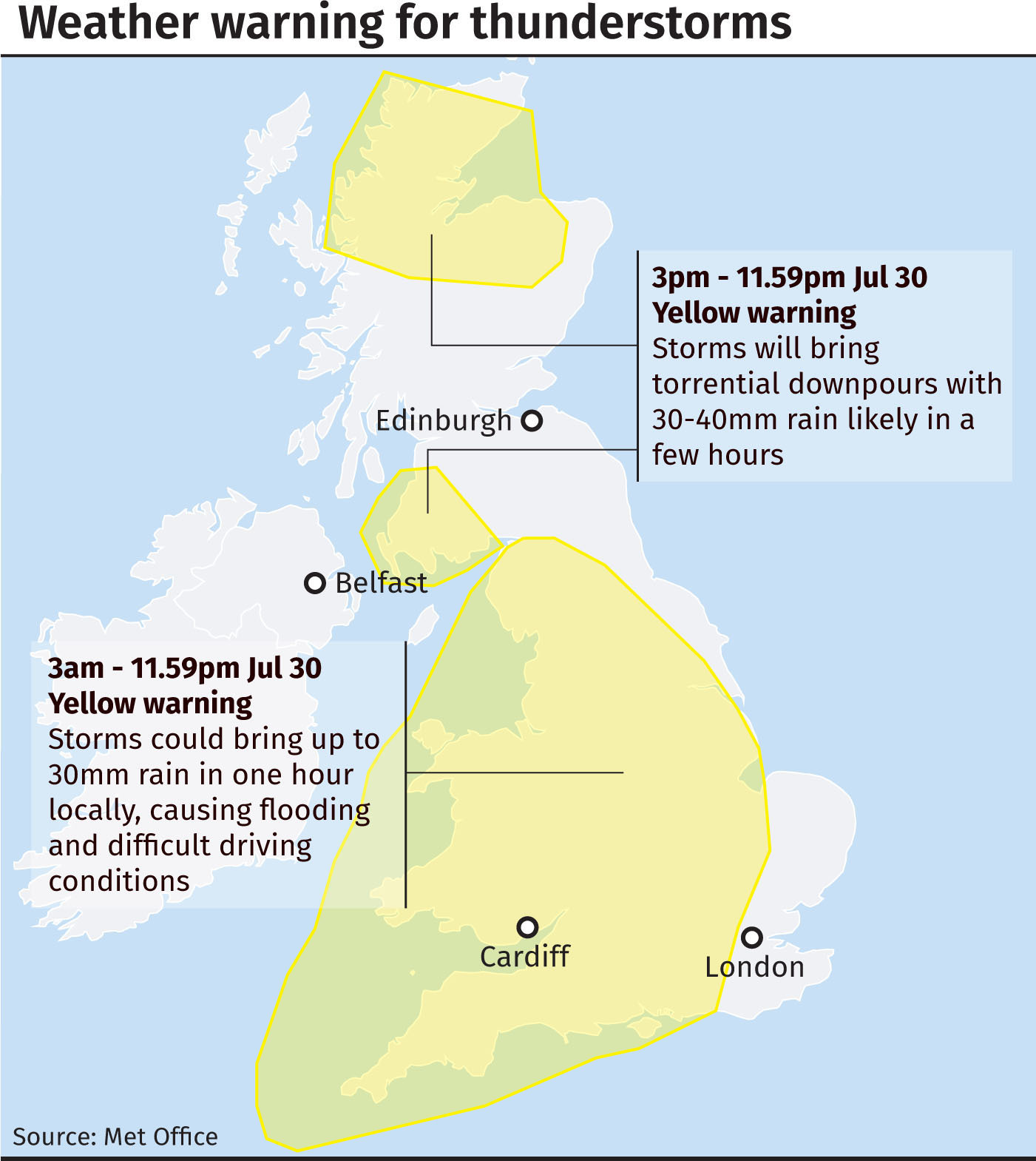 Thunderstorms Set To Bring Flooding And Travel Disruption | Shropshire Star