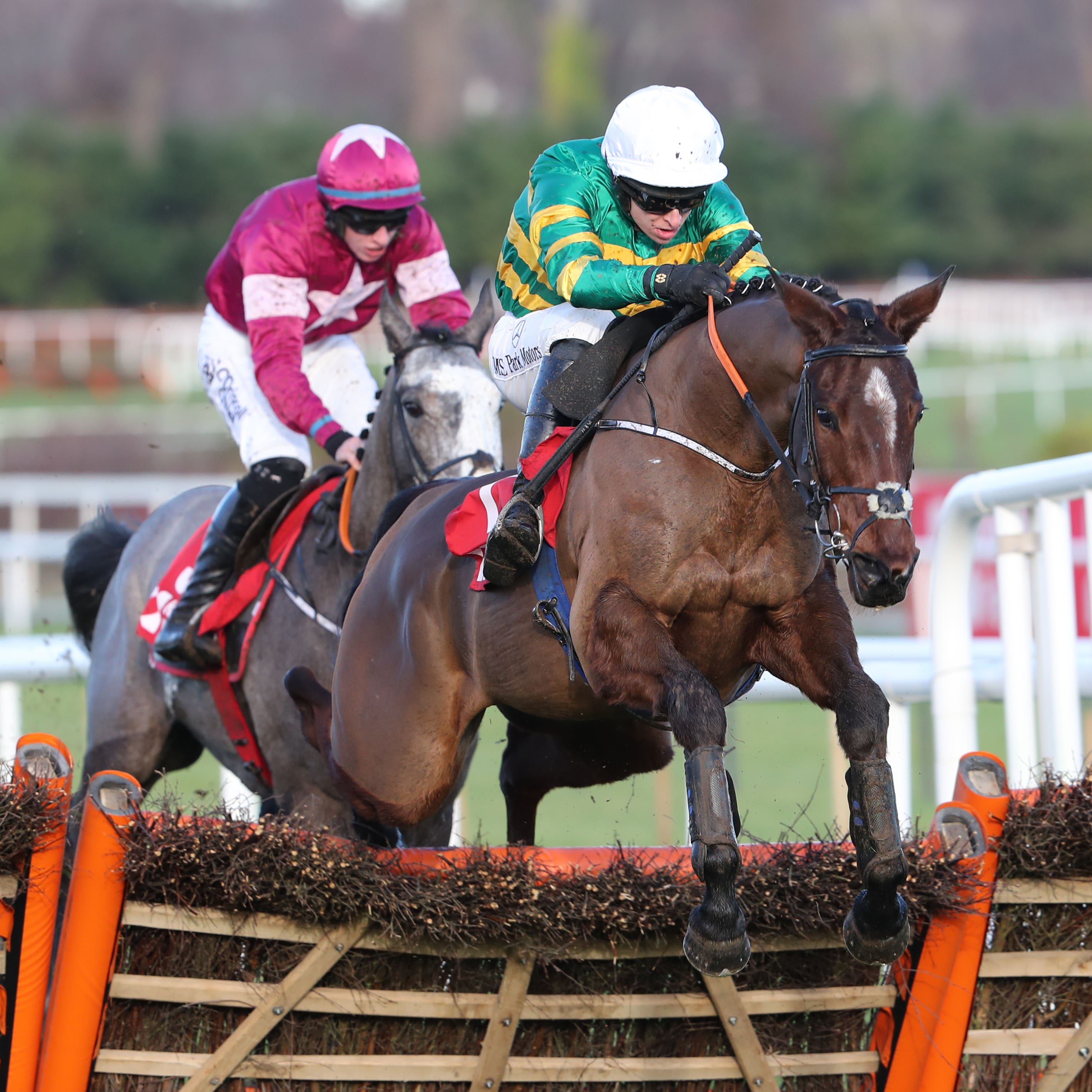 Espoir D'Allen on his way to winning at Leopardstown