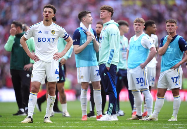 Leeds have now failed to gain promotion in six play-off campaigns (John Walton/PA)
