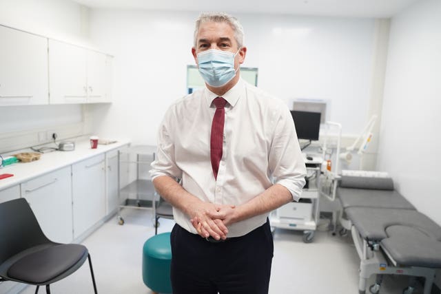 Health and Social Care Secretary Steve Barclay has indicated that the Government will not budge on 2022/23 pay for NHS staff (Stefan Rousseau/PA)