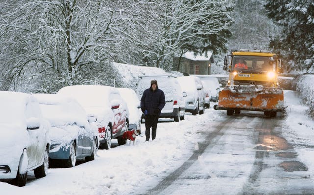 Snowy street