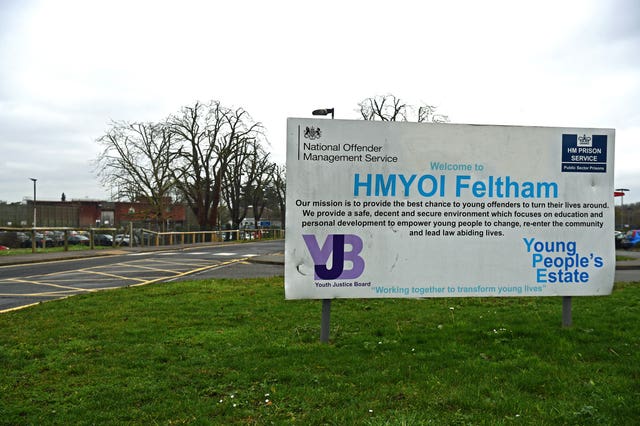 Feltham Young Offender Institute. 