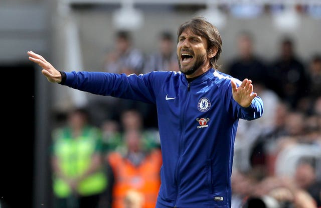 Antonio Conte won the Premier League and FA Cup during his time at Stamford Bridge