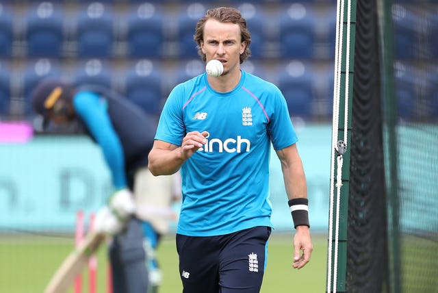 Tom Curran during a nets session