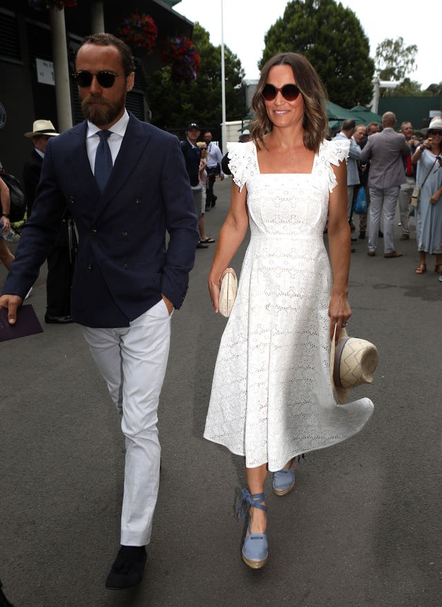 Pippa Matthews at Wimbledon