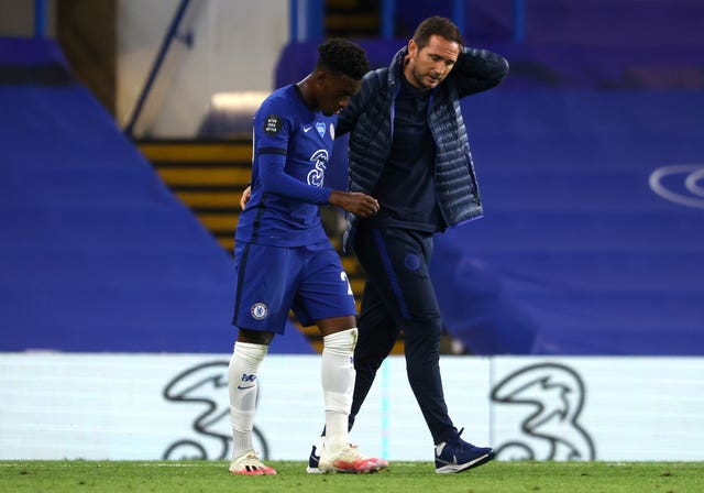 Toni Rudiger, left, has not featured for Frank Lampard's side this season