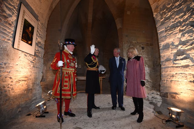 Royal visit to the Tower of London