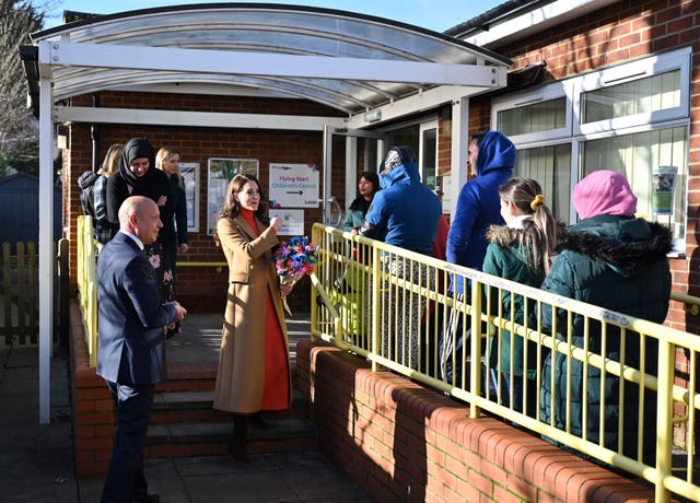 Princess of Wales visits Foxcubs Nursery