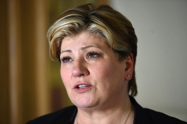 Shadow foreign secretary Emily Thornberry