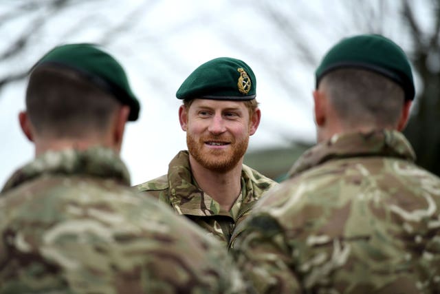 Royal visit to 42 Commando Royal Marines