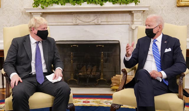 Prime Minister Boris Johnson met US President Joe Biden