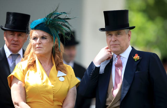 Sarah Ferguson and Andrew Mountbatten Windsor (PA)