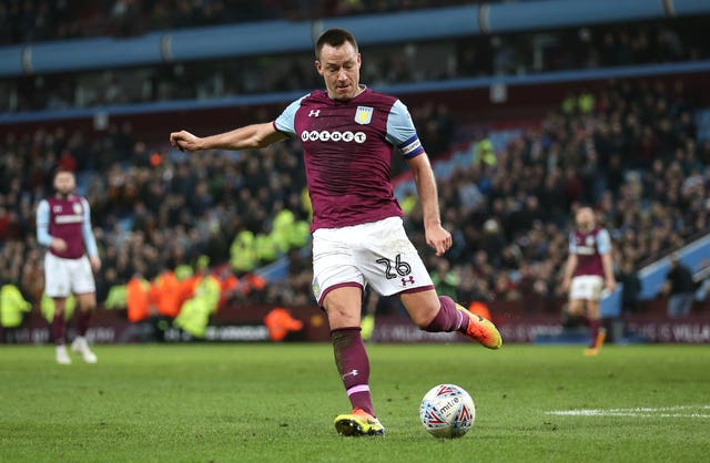 Terry made 32 appearances for Villa in 2017-18 (Nigel French/PA). 