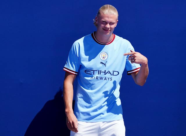 Erling Haaland was City's star summer signing