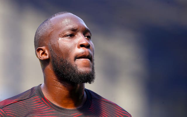 Lukaku faced chanting from the Sardegna Arena stands as he prepared to take a penalty for Inter Milan 