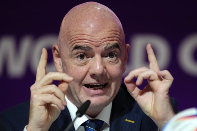 FIFA president Gianni Infantino 