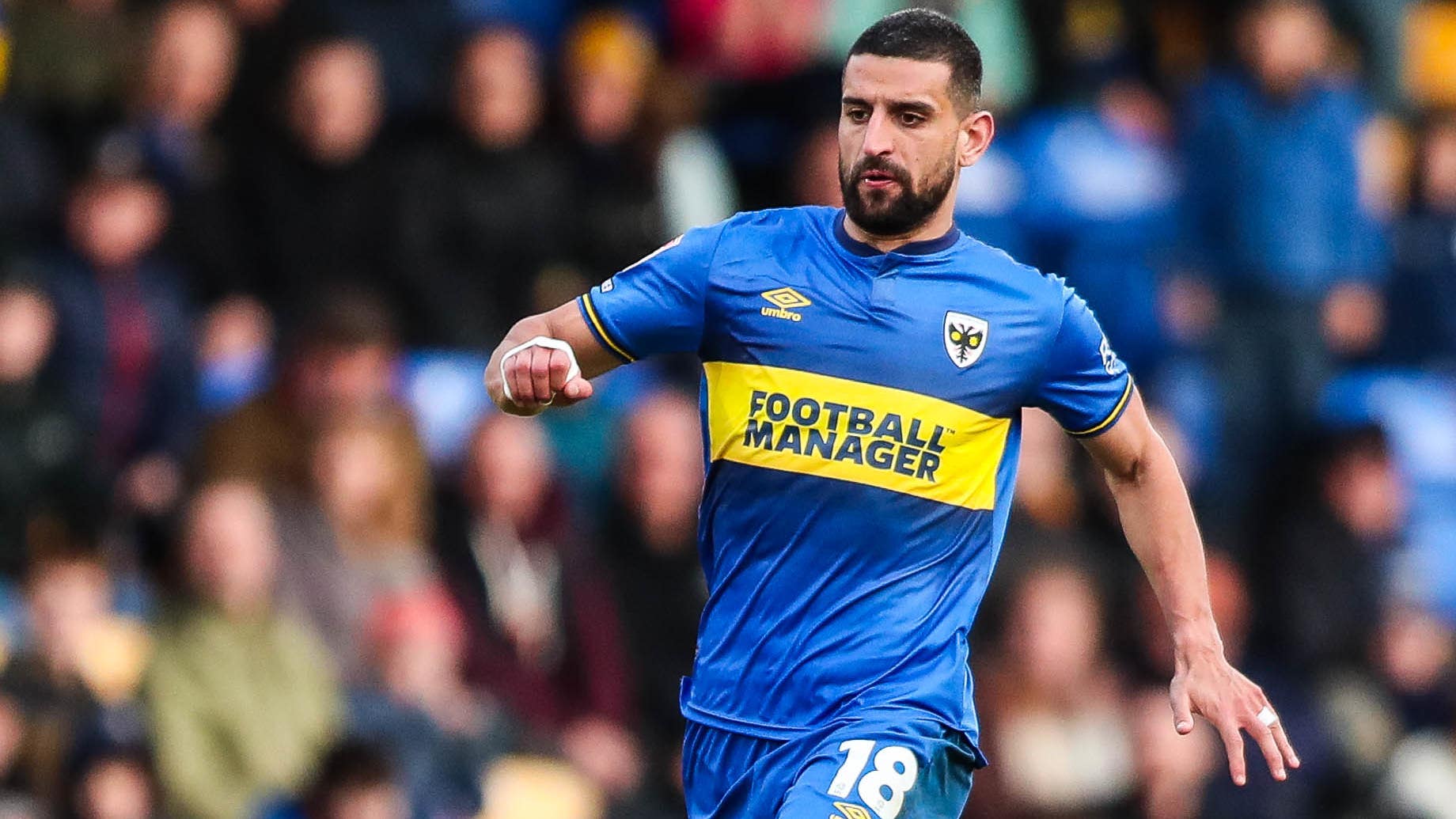 Omar Bugiel starred for AFC Wimbledon (Rhianna Chadwick/PA)