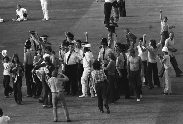 England opener Geoffrey Boycott scored his 100th first-class century on his home ground in that victory in 1977, sparking huge celebrations from the Headingley crowd