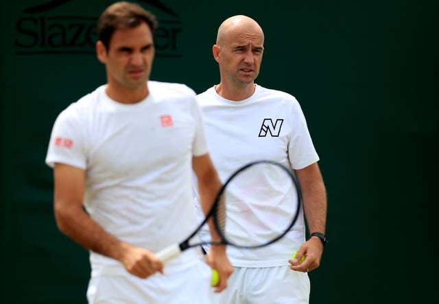 Ivan Ljubicic and Roger Federer
