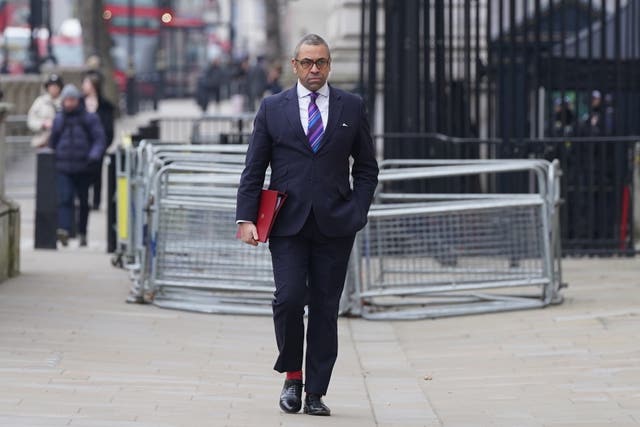 Foreign Office minister James Cleverly