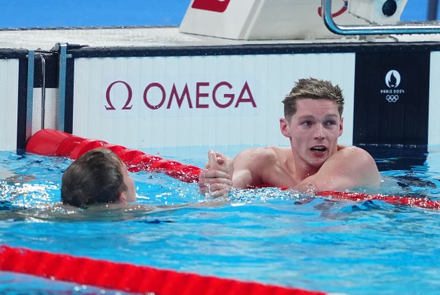 Duncan Scott after the men's 200 metres individual medley final