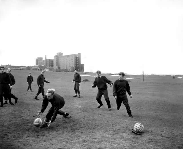 Soccer – Manchester United training – Blackpool