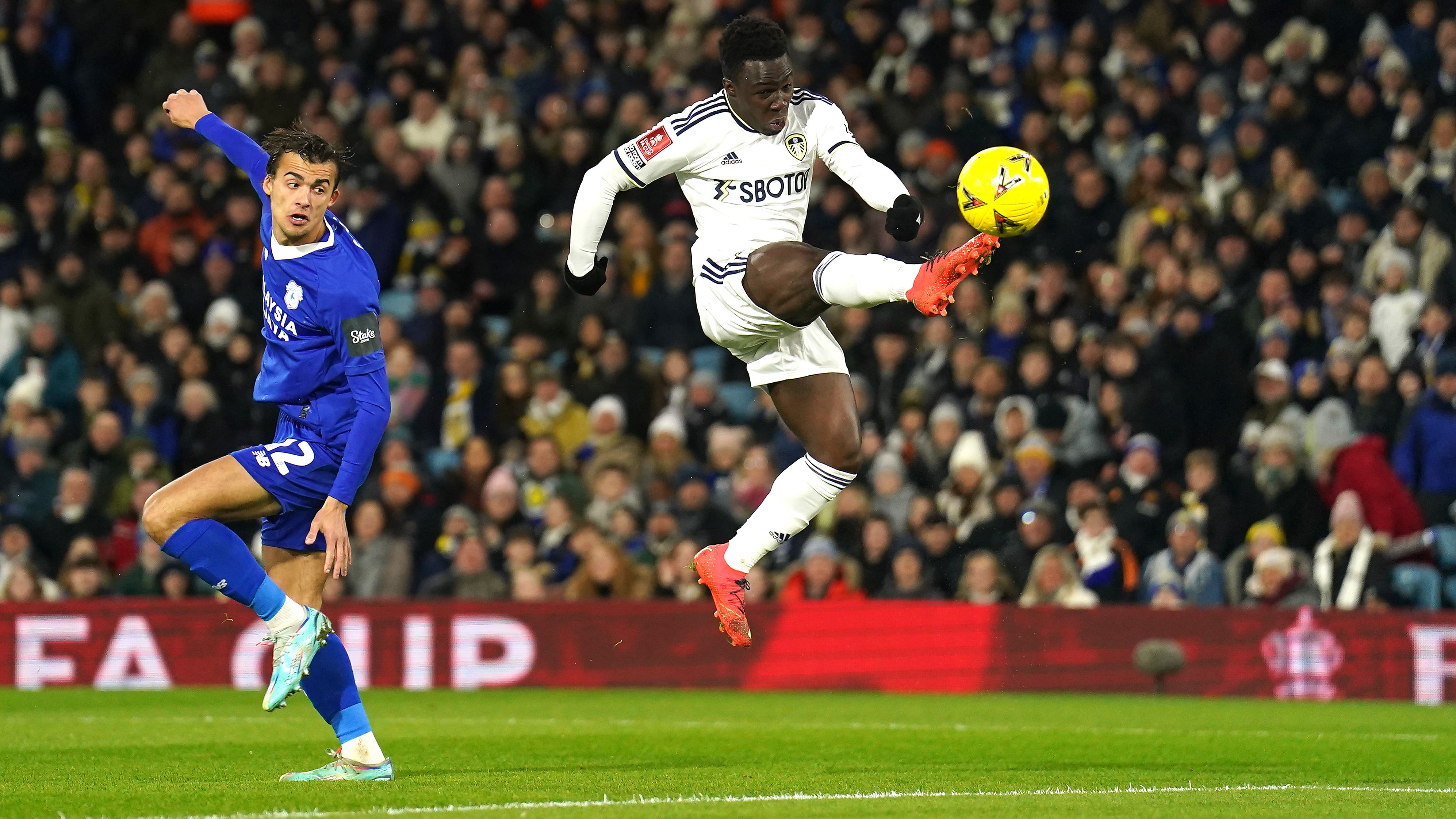Wilfried Gnonto starred for Leeds (Mike Egerton/PA)