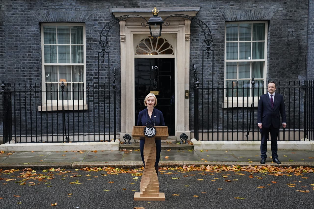 Liz Trusss Short Resignation Speech Outside No 10 Reflects Her Brief Time As Pm Brent 