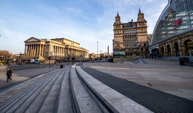 Liverpool’s Lime Street Station (Peter Byrne/PA)