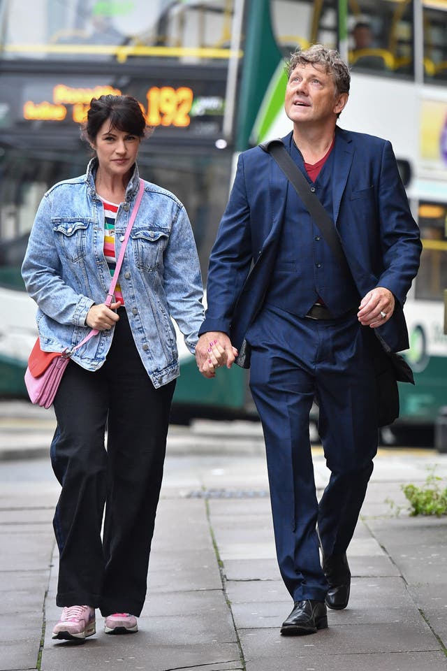 Emmerdale actor Mark Jordon and his partner Laura Norton