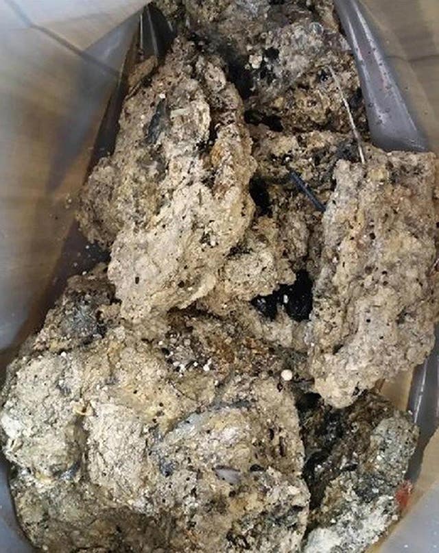 Part of the Whitechapel fatberg (Thames Water)