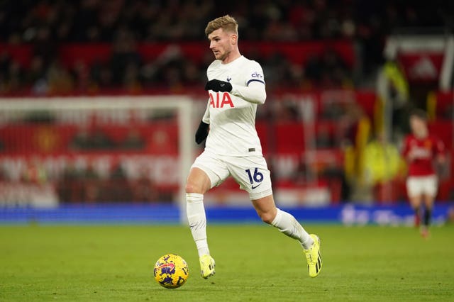 Timo Werner provided an assist as Tottenham drew 2-2 at Manchester United