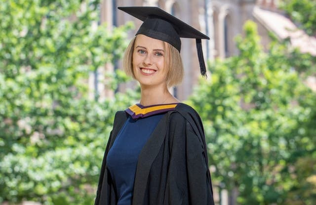 Laura Nuttall graduated from the University of Manchester (University of Manchester/PA)