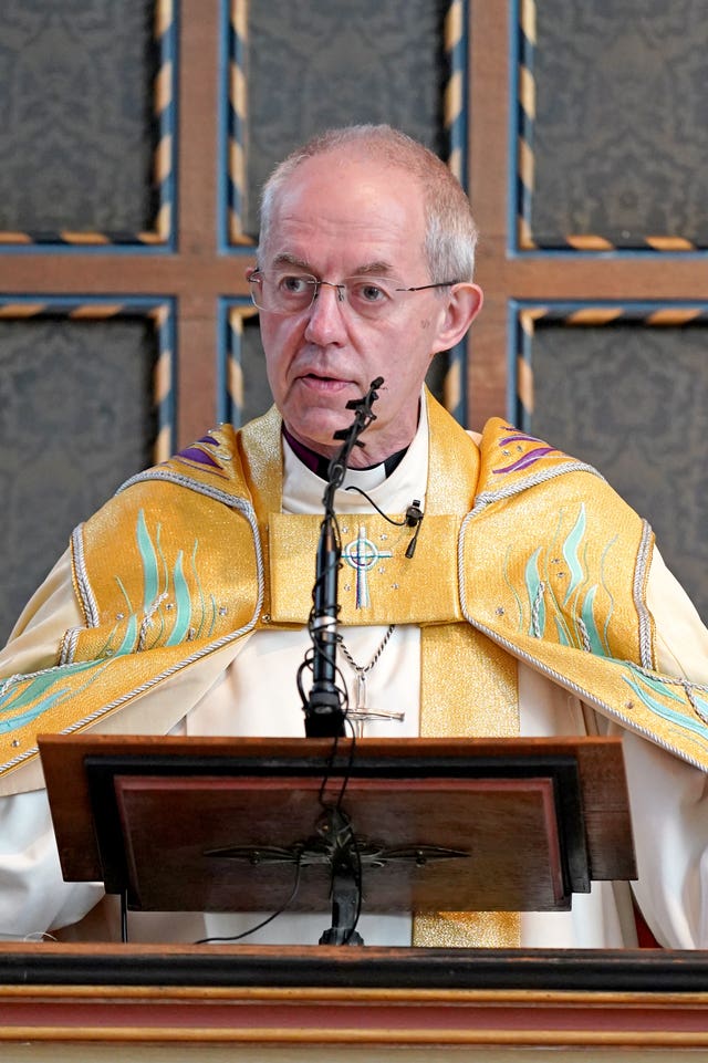 Archbishop of Canterbury Holy Week engagements