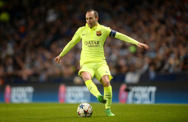 Andres Iniesta won four Champions League titles during his time at Barcelona.