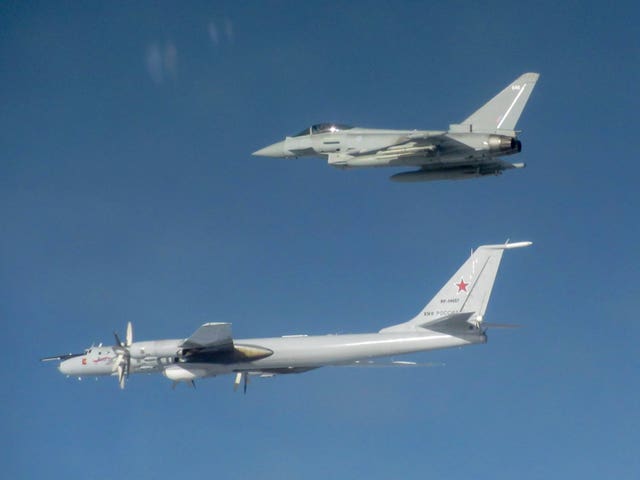 Typhoons Intercept Russian Aircraft