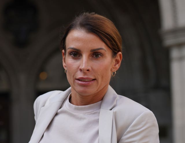 Coleen Rooney leaves the Royal Courts of Justice 