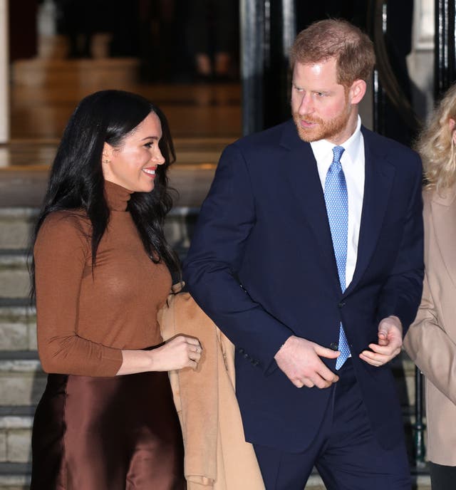 Duke and Duchess of Sussex visit to Canada House