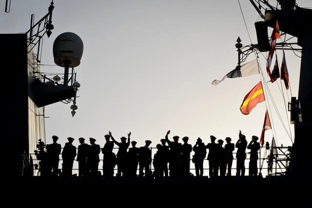 HMS Ocean Homecoming