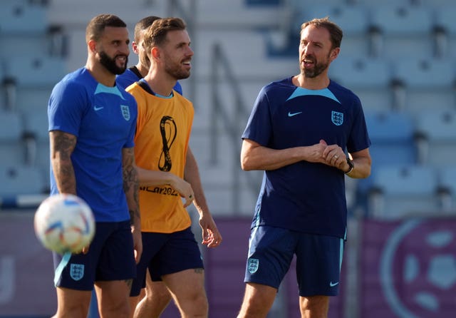 England Training – FIFA World Cup 2022 – Al Wakrah Sports Complex – Thursday November 24th