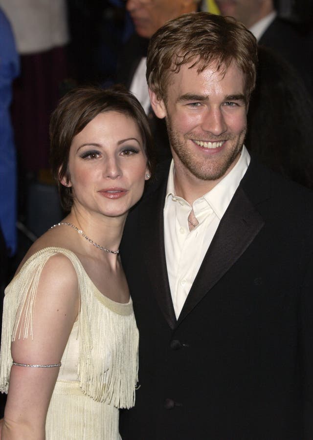 Heather McComb and James Van Der Beek