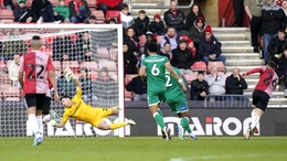 Ryan Fraser, right, scores in Southampton’s win over Walsall